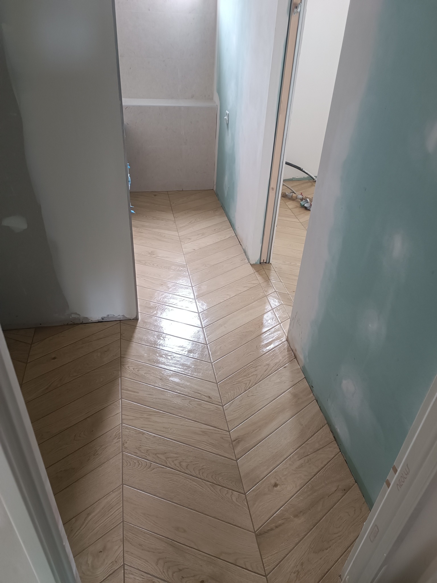Salle de bain rénovée - Réalisation Davrénov+